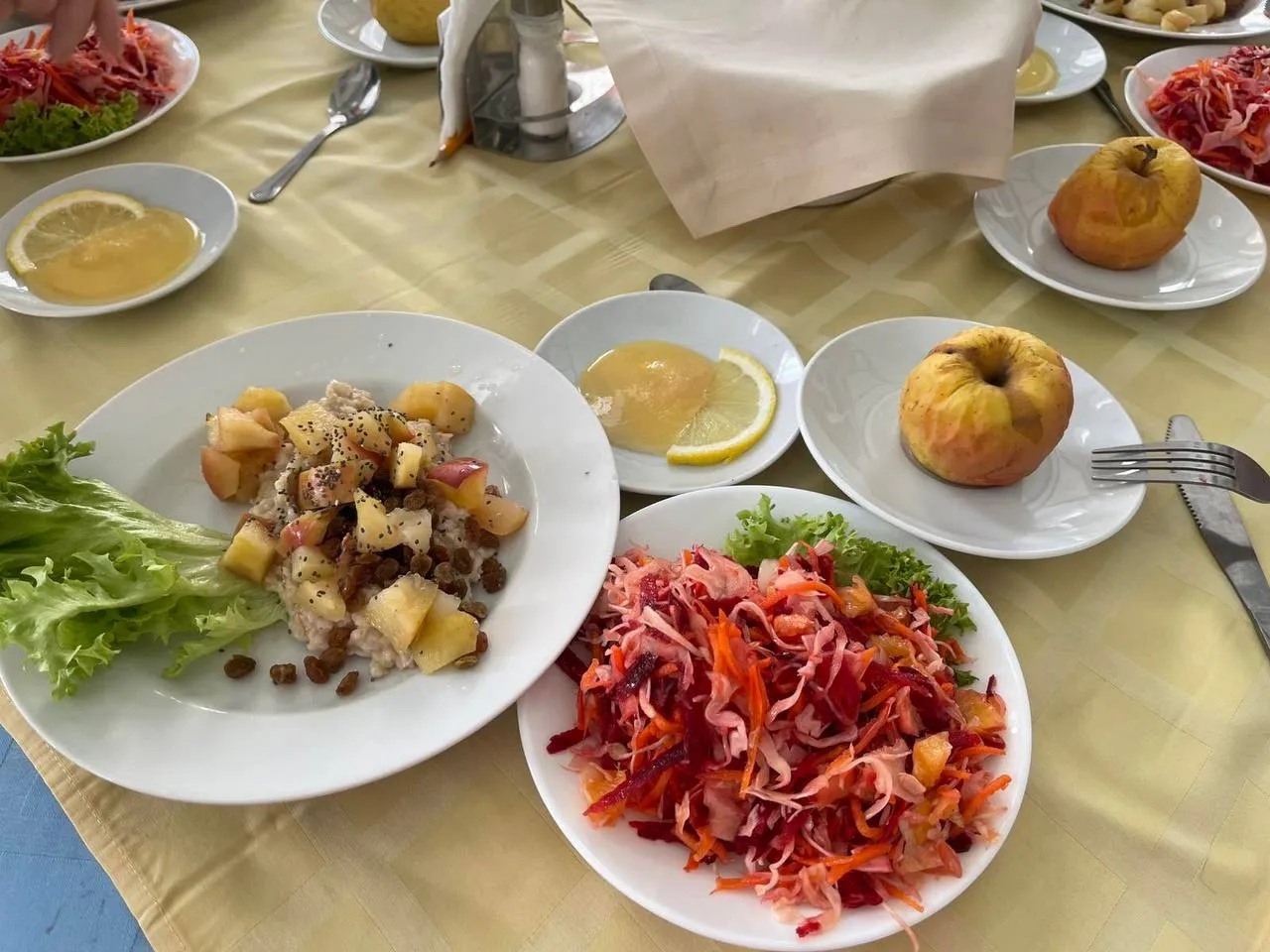 Питание по программе курса